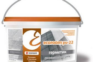 Полиуретановый герметик Ecoroom PU 22 двухкомпонентый полиуретановый для межпанельных швов